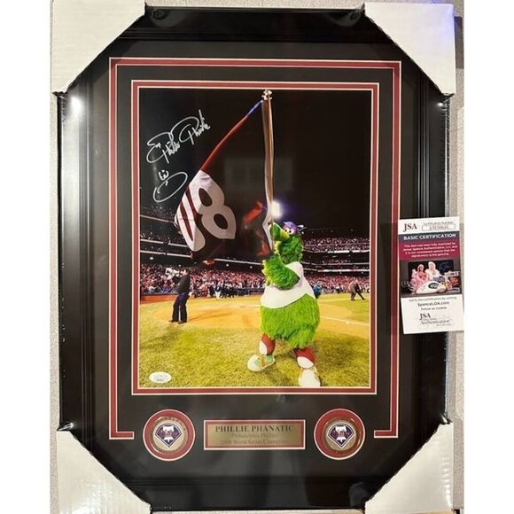 Phillie Phanatic signed autographed Philadelphia Phillies 11x14 framed photo JSA - Picture 1 of 6